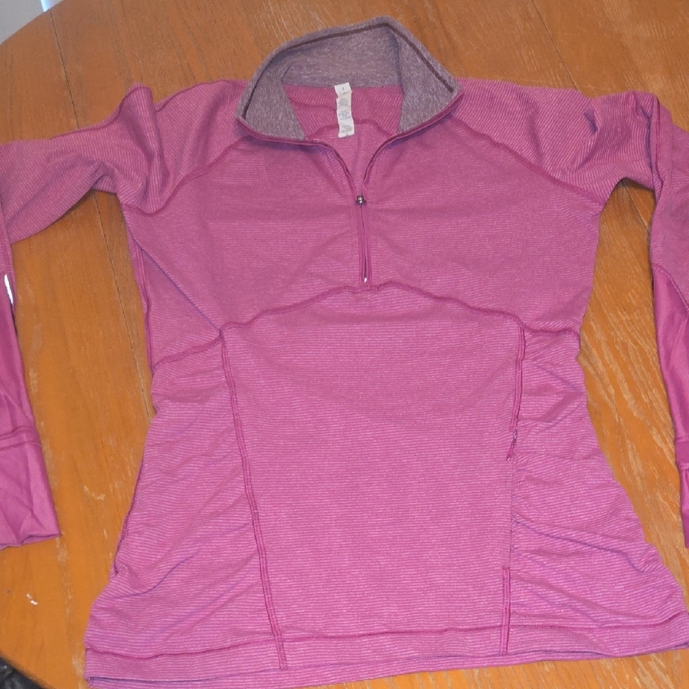 lululemon athletica Pink Striped Women’s Top